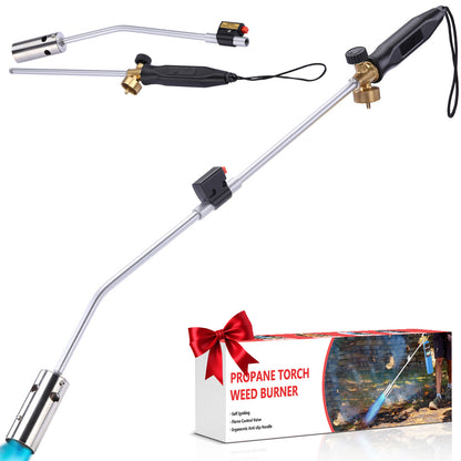 Tausom High-Output Weed Torch with 36" Removable Arm | Propane Weed Burner