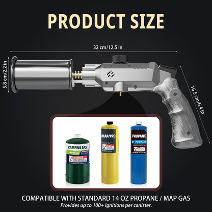 Tausom Camo Culinary Torch | One-Touch Ignition Cooking Blow Torch for BBQ & Kitchen