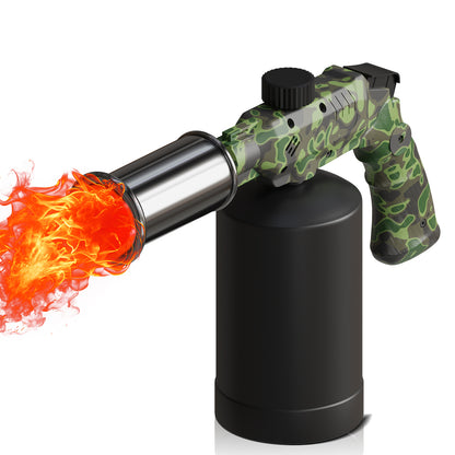 Tausom Powerful Cooking Torch Head | Adjustable High-Heat Blow Torch for BBQ & Campfire