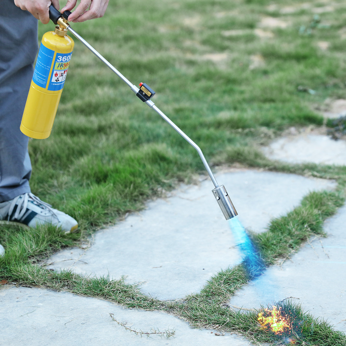 Weed Torch Propane Burner with High Output, Propane Torch Weed Burner with Igniter, Removable 36'' Long Arm Torch, for Outdoor Weeding (WEED TORCH)