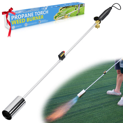 Tausom Heavy-Duty Propane Weed Burner | High-Heat Outdoor Torch for Weeding & Ice Melting